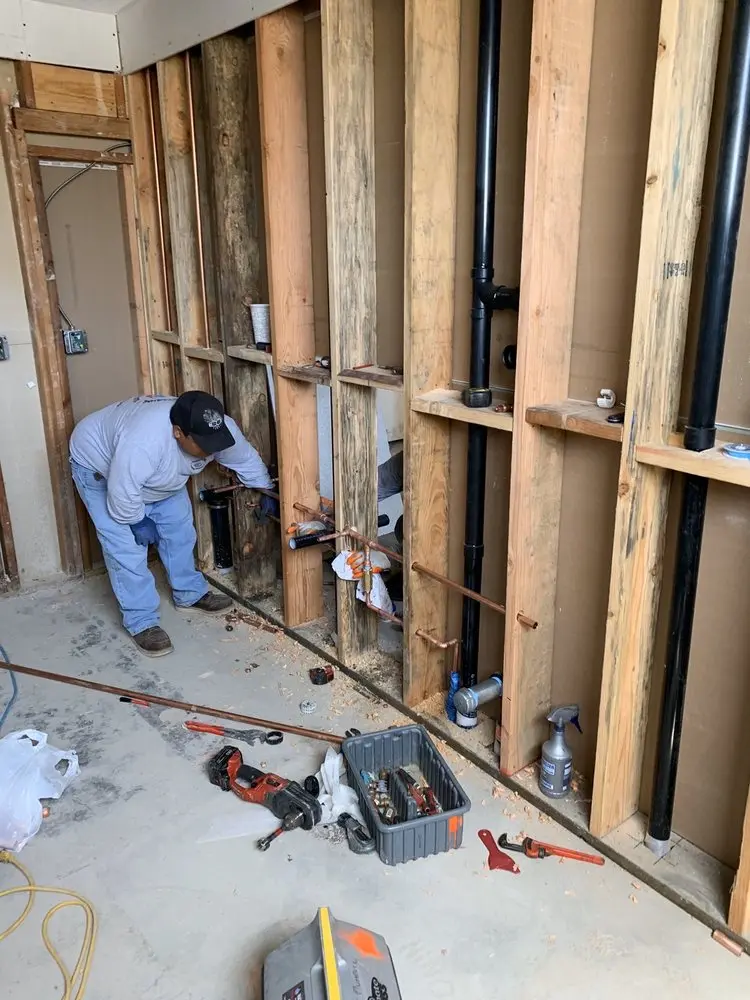 Commercial rough-in plumbing for Commercial Plumbing in North Fort Lewis